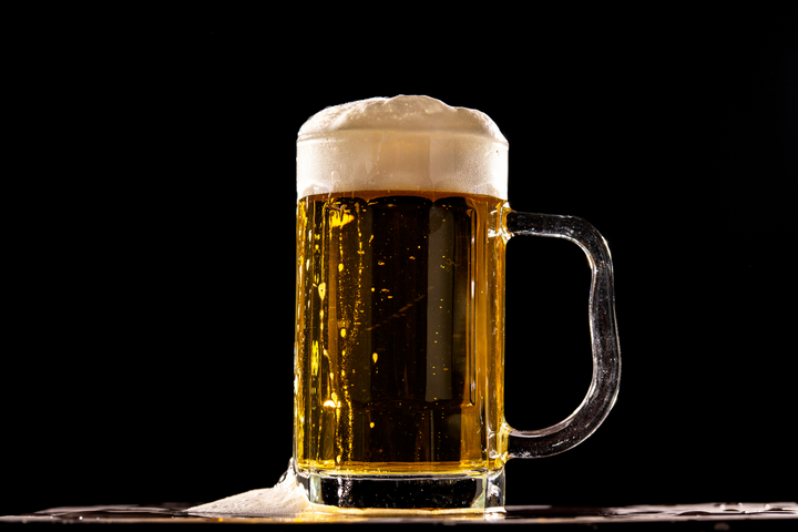 A huge mug of beer.