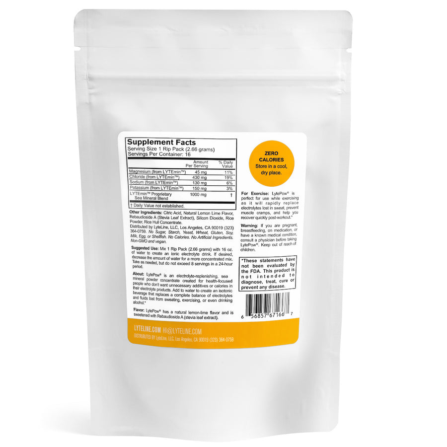 LytePow® Stick Packs: Convenient Electrolyte Replenishment, Wherever You Go