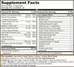 Revil supplement facts panel showing a 3 capsule serving and 30 servings per bottle.
