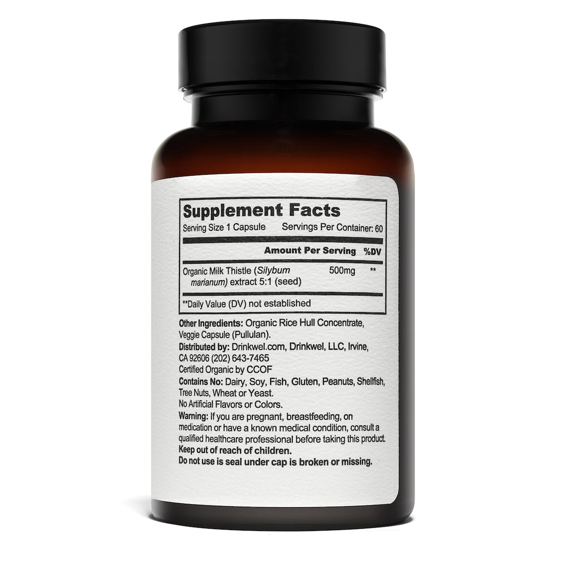Made with Organic Milk Thistle